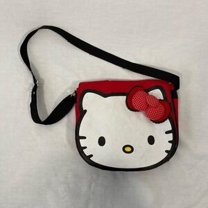Hello Kitty red white polka dot mini messenger bag